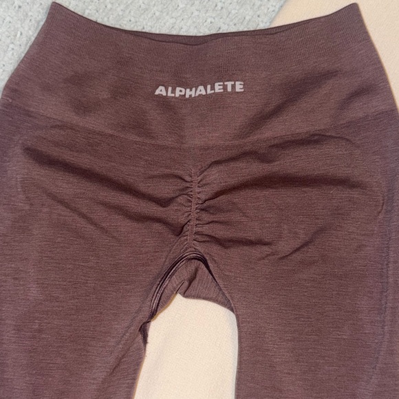 ALPHALETE AMPLIFY LEGGING SIZE M COLOR BLACK GARNET 💌 - Picture 5 of 5